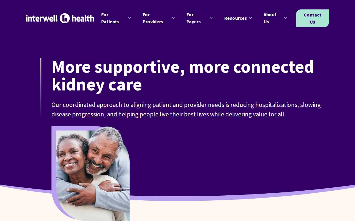 Interwell Health website preview