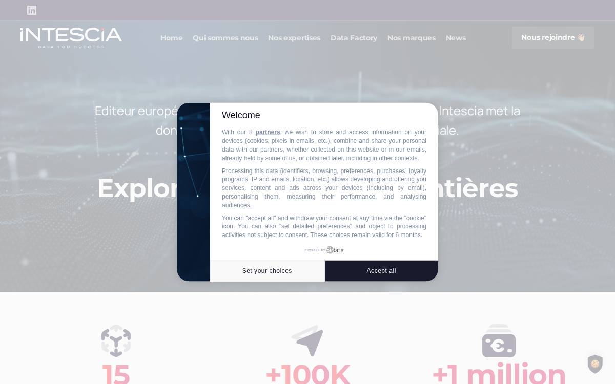 Intescia website preview