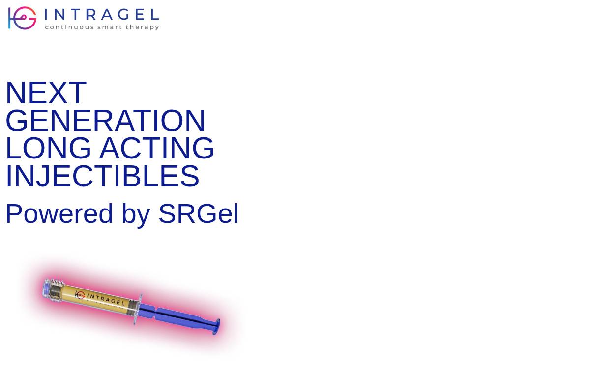 Intra Gel website preview