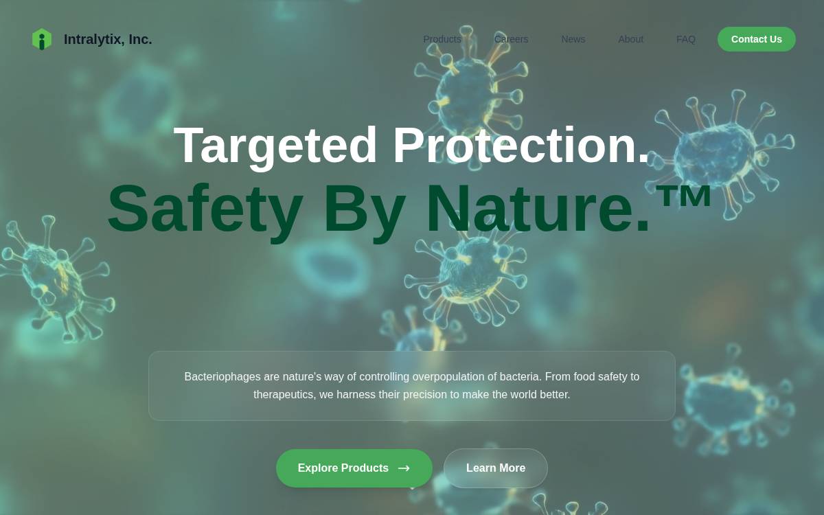 Intralytix website preview