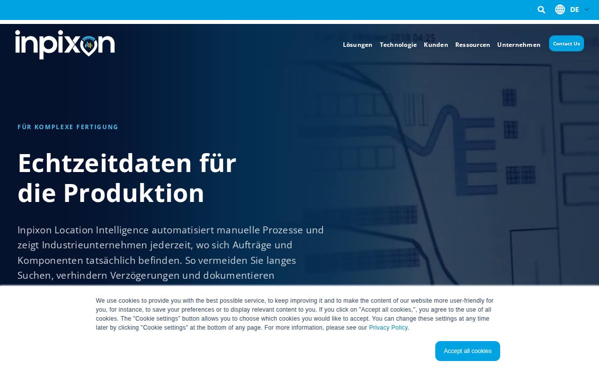 Intranav website preview