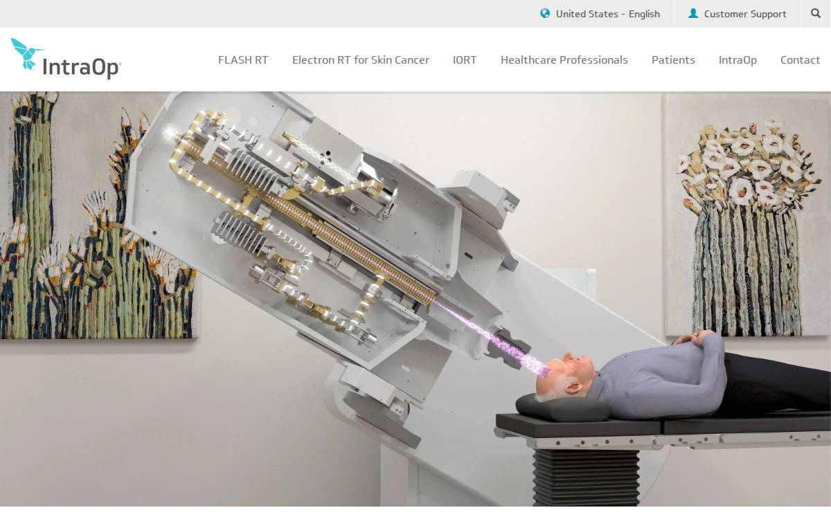IntraOp website preview