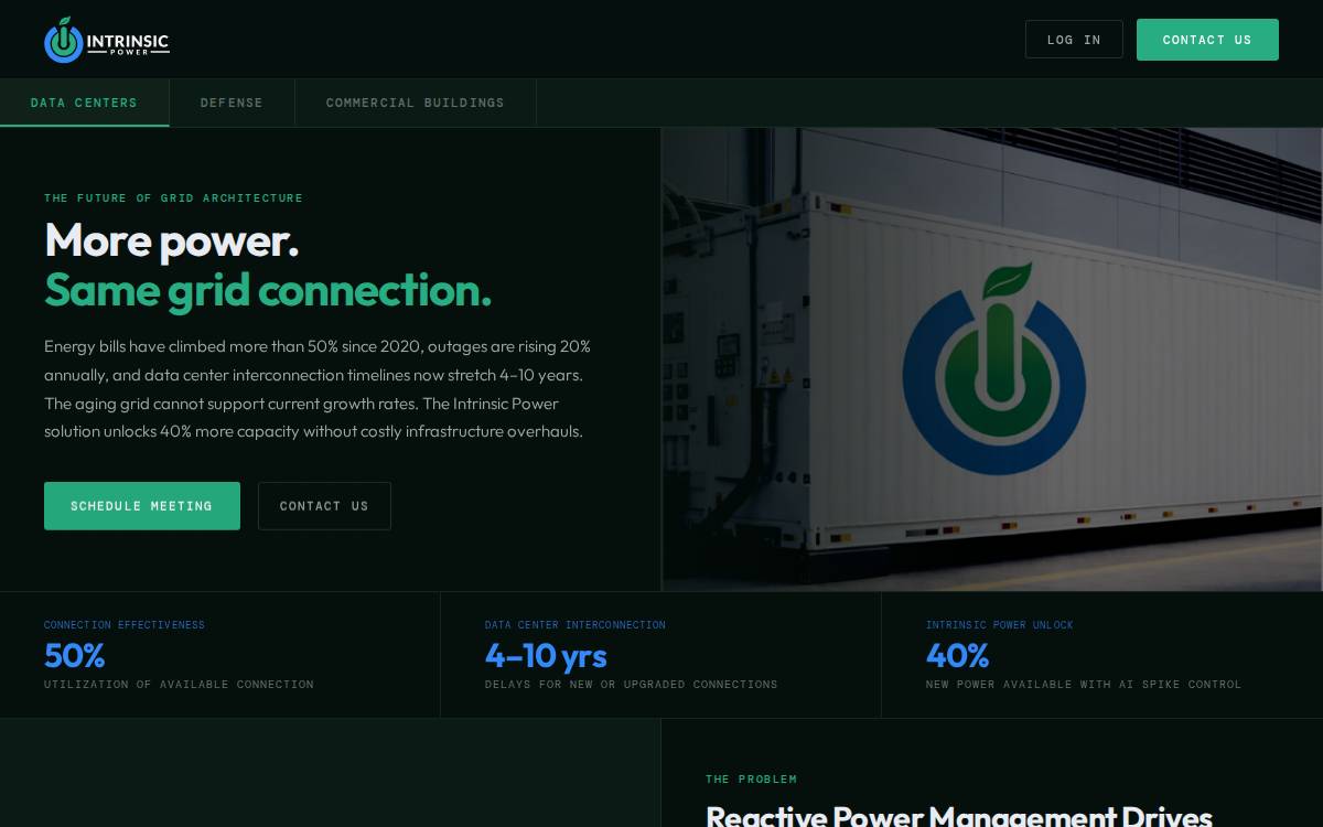 Intrinsic Power website preview
