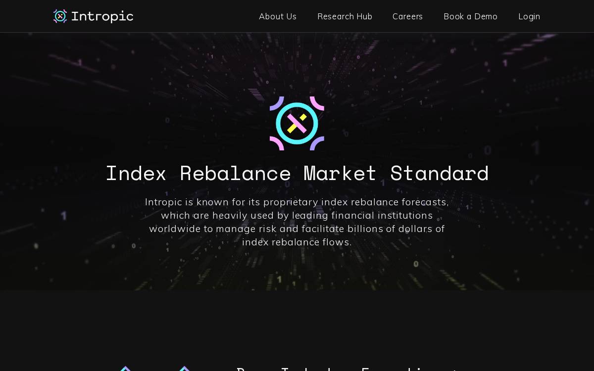 Intropic website preview