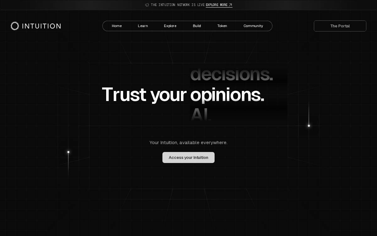 Intuition website preview