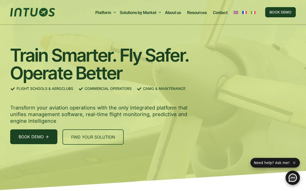 Intuos website preview