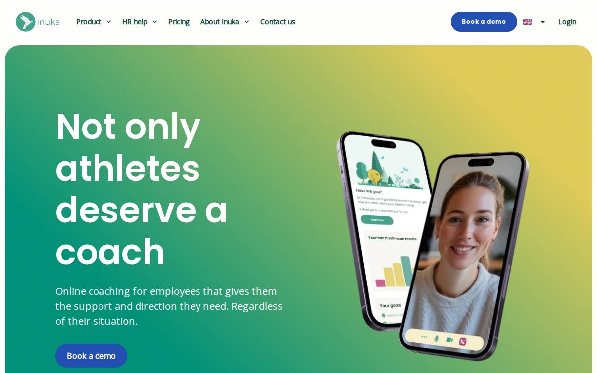 Inuka Wellness website preview