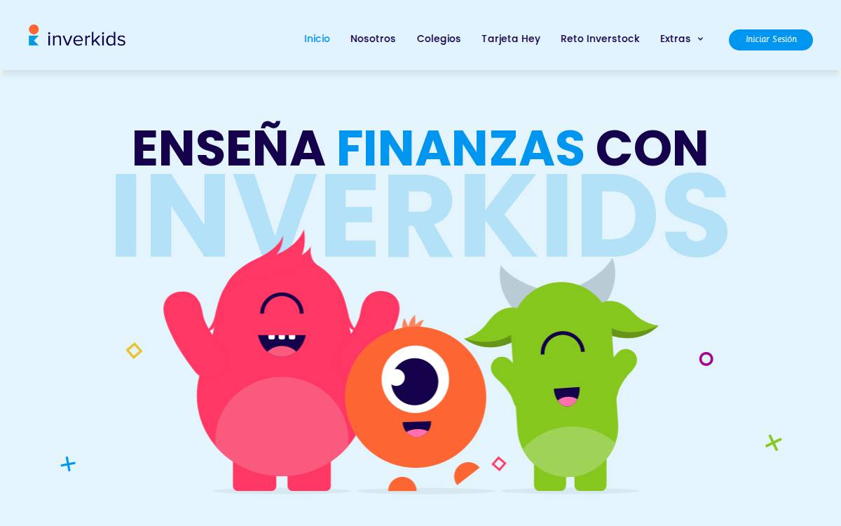 Inverkids website preview