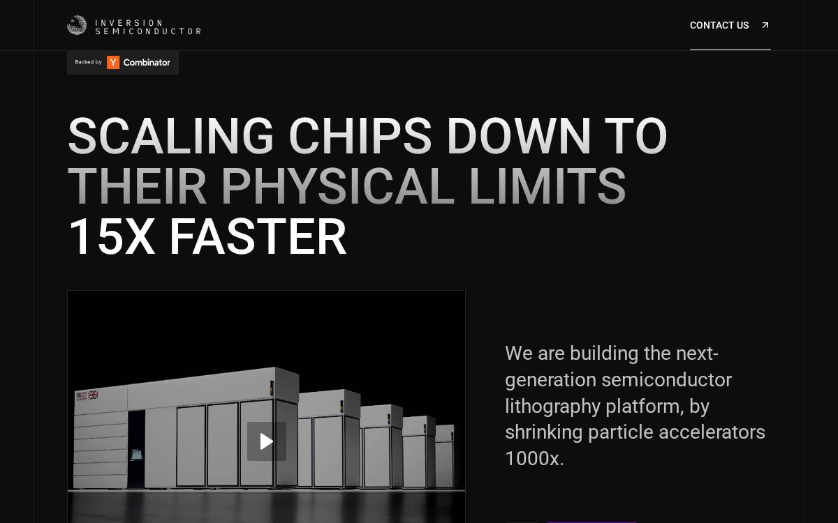 Inversion Semiconductor website preview