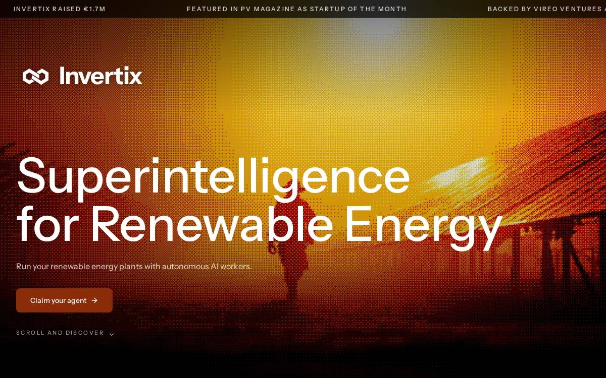 Invertix website preview