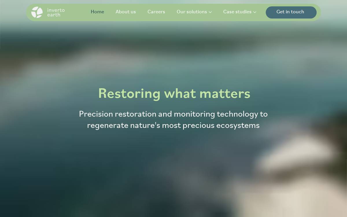 Inverto Tech website preview