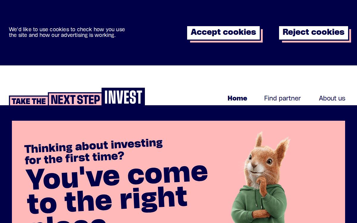 Invest For the Future website preview