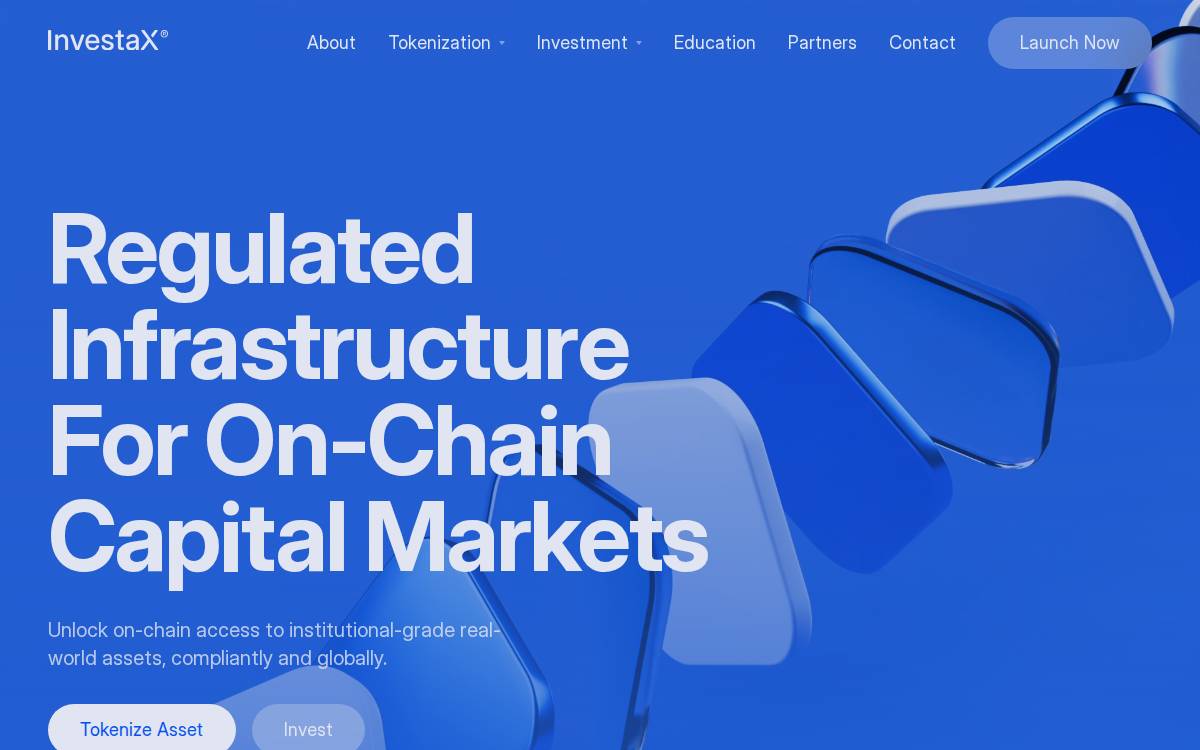 Investax website preview