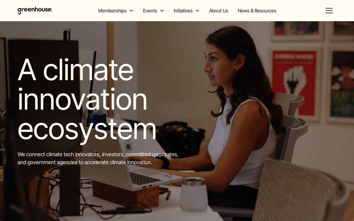 Investible Greenhouse website preview