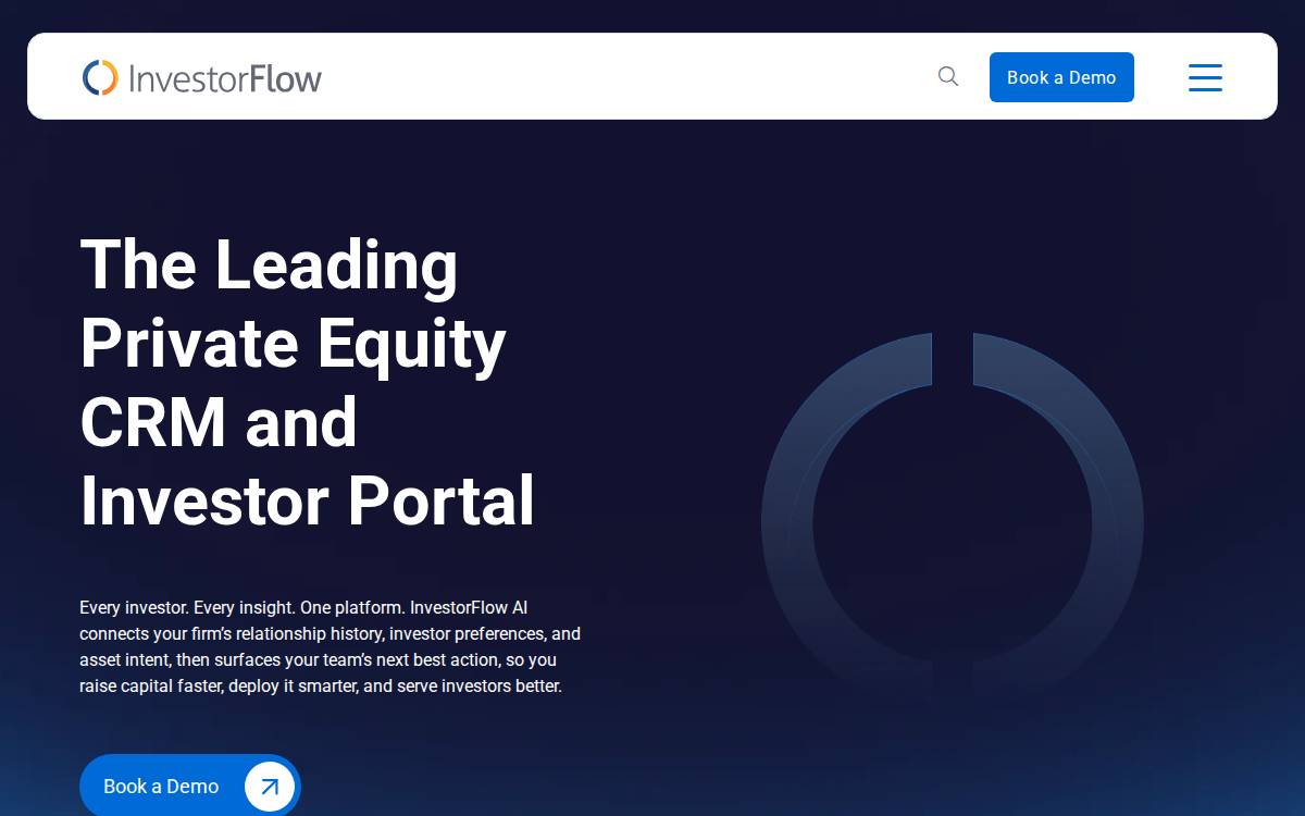 InvestorFlow website preview