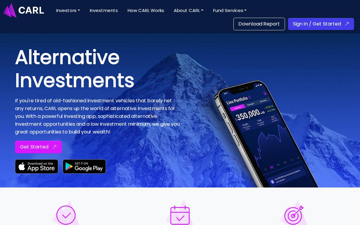 Investwithcarl website preview