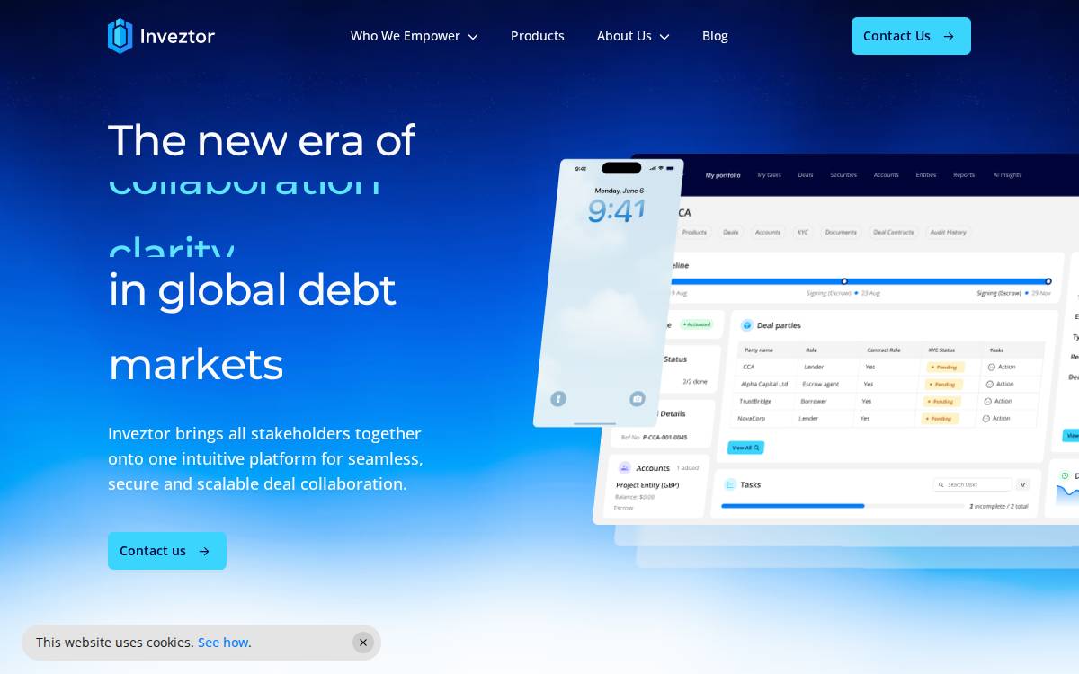 Inveztor website preview