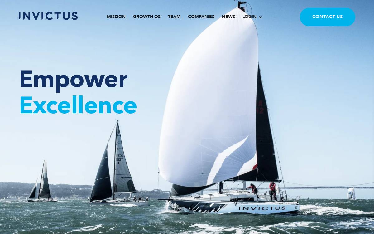 Invictusgrowth website preview