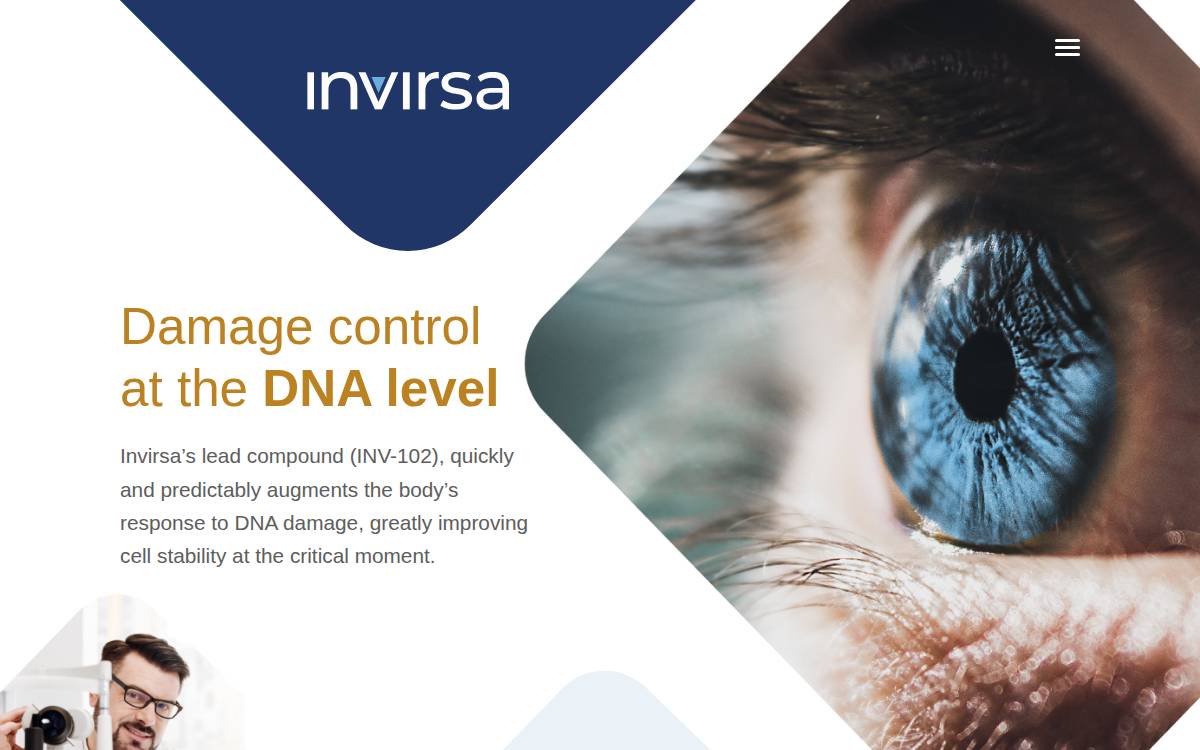 Invirsa Inc. website preview
