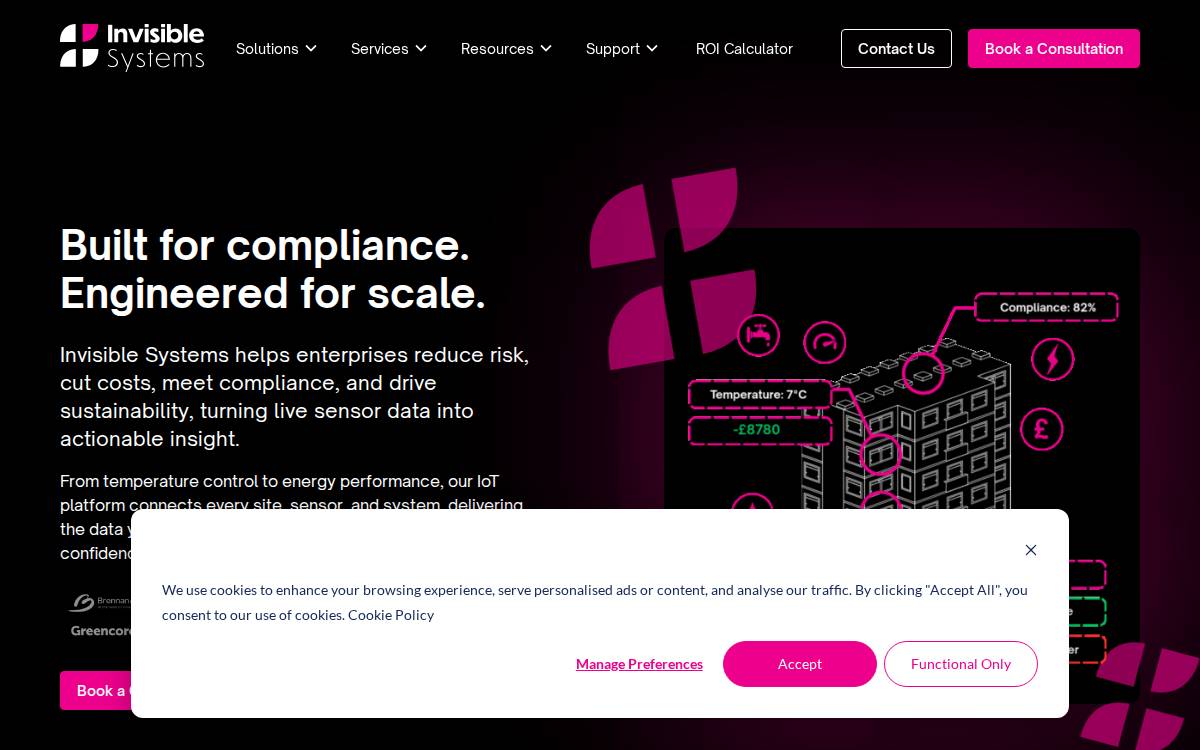 Invisible Systems website preview