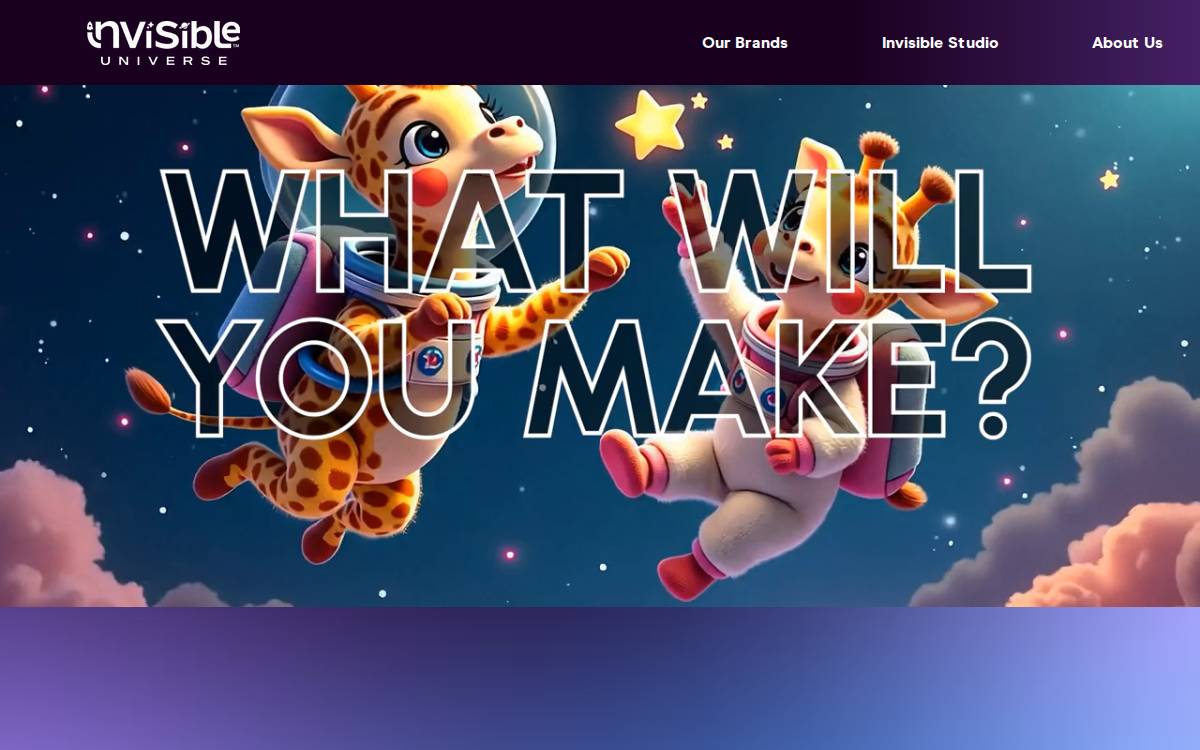 Invisible Universe website preview
