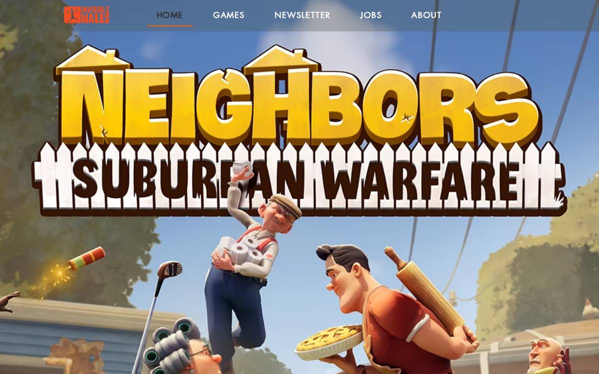 Invisible Walls website preview