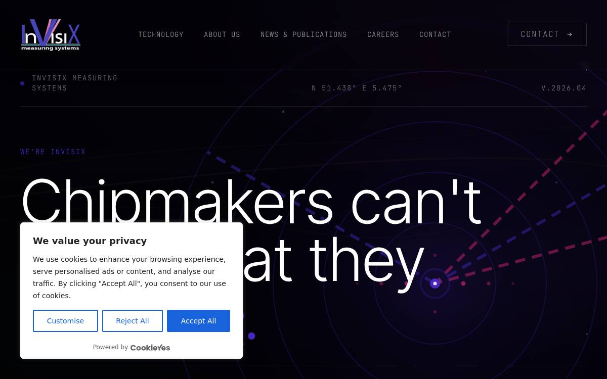 Invisix website preview