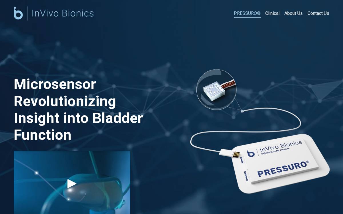 Invivo website preview