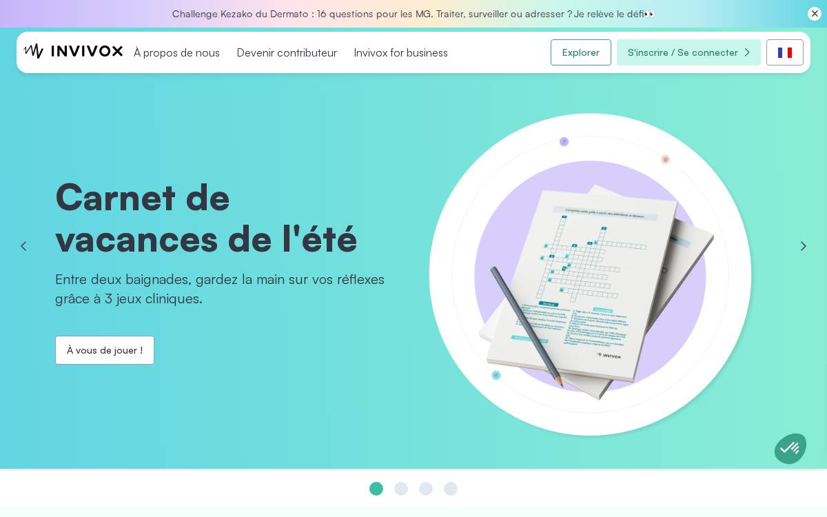 Invivox website preview