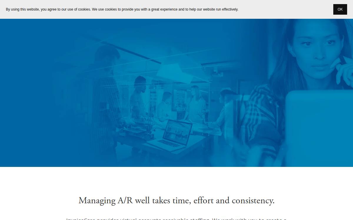 InvoiceCare website preview