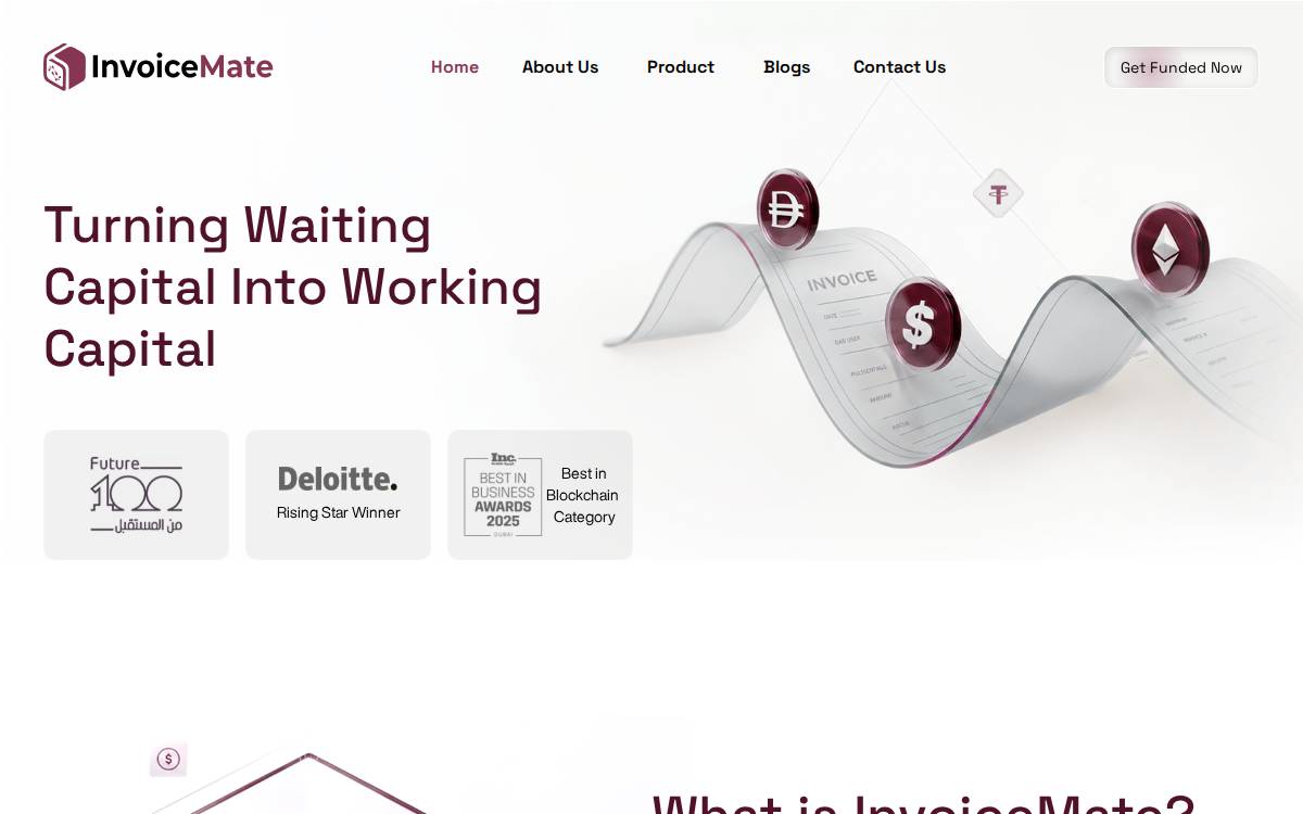 invoicemate website preview