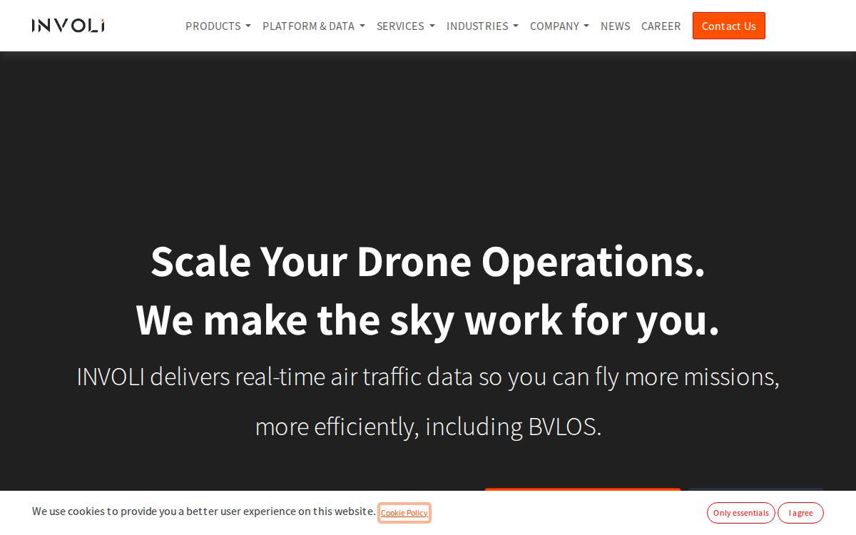 Involi website preview
