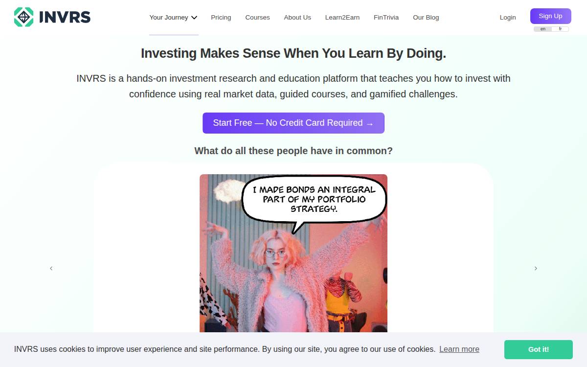 INVRS website preview