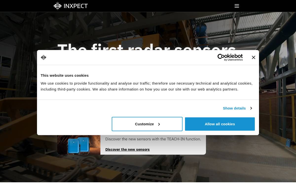 Inxpect website preview