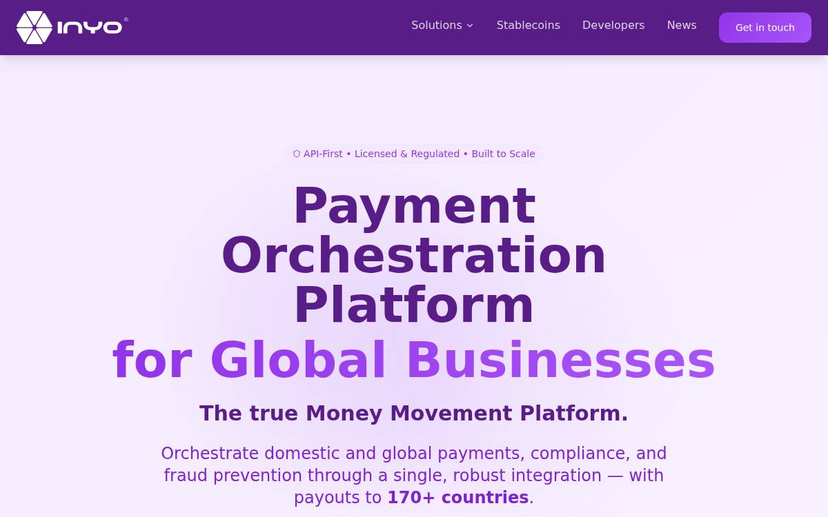 Inyo website preview