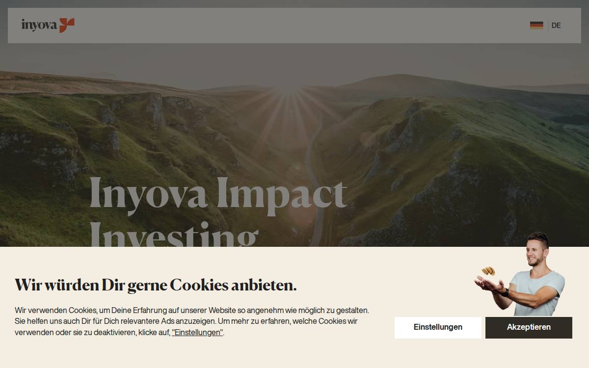 Inyova website preview