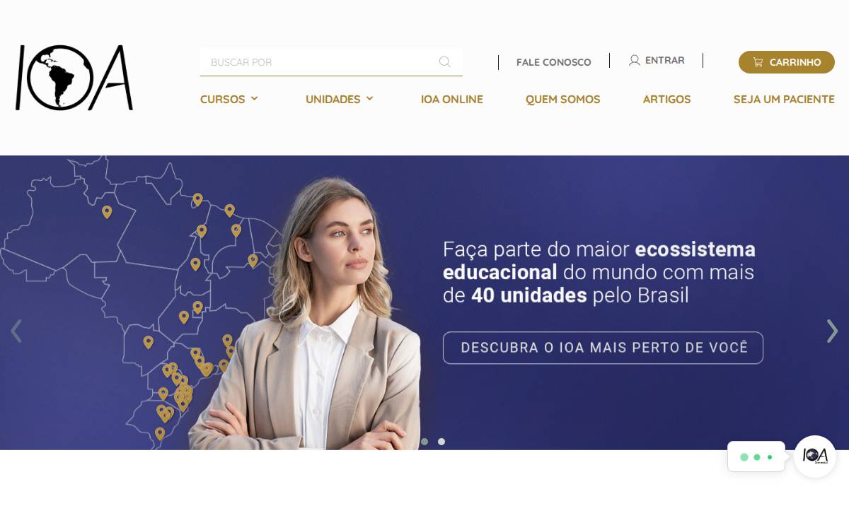 IOA website preview