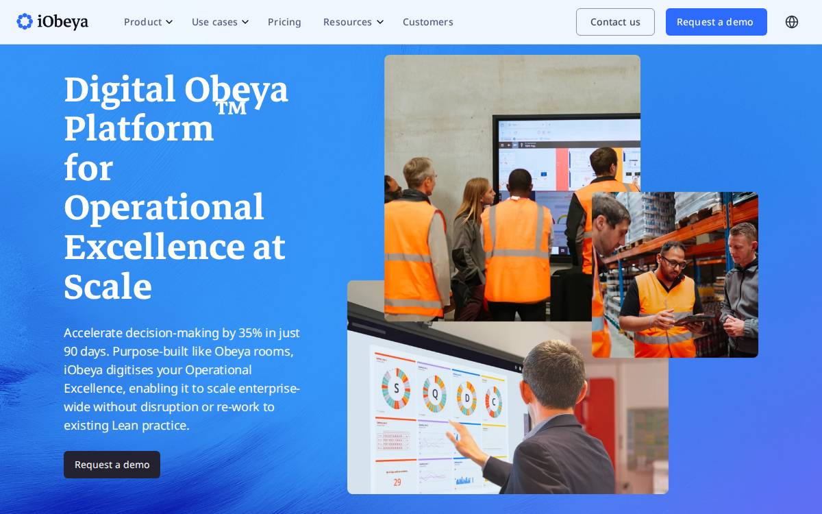iObeya website preview