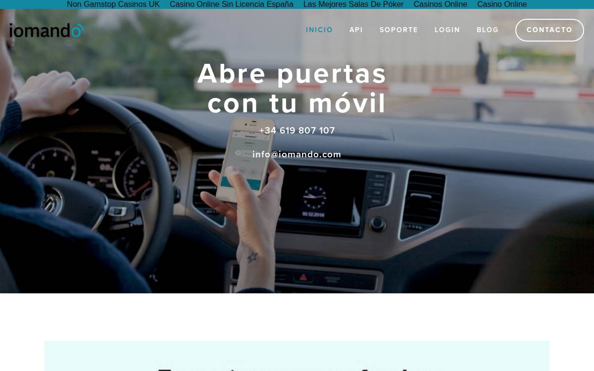 Iomando website preview