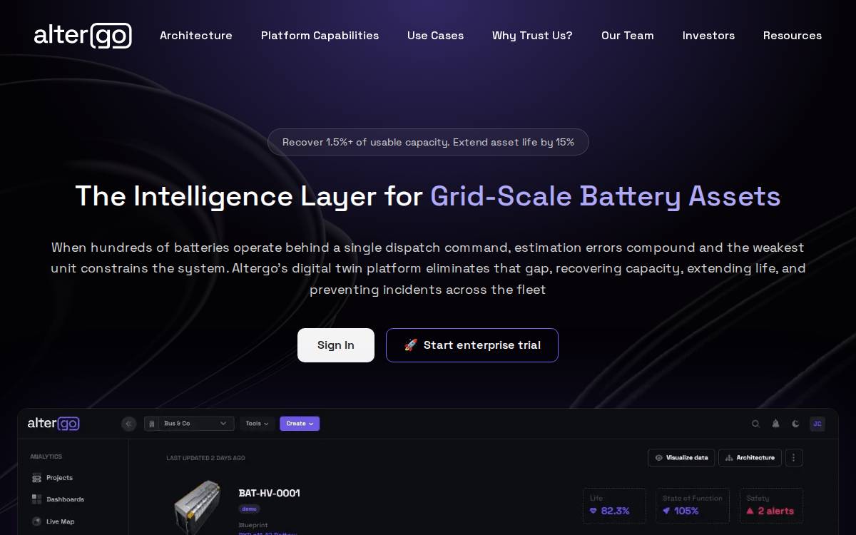 Ion Energy website preview