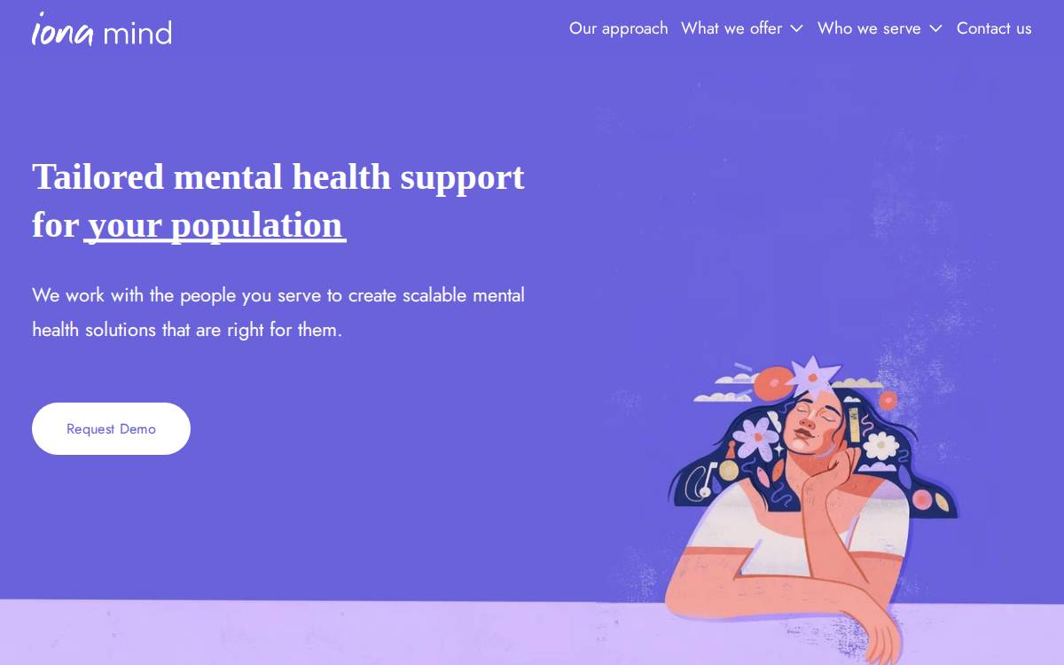 Iona Mind website preview