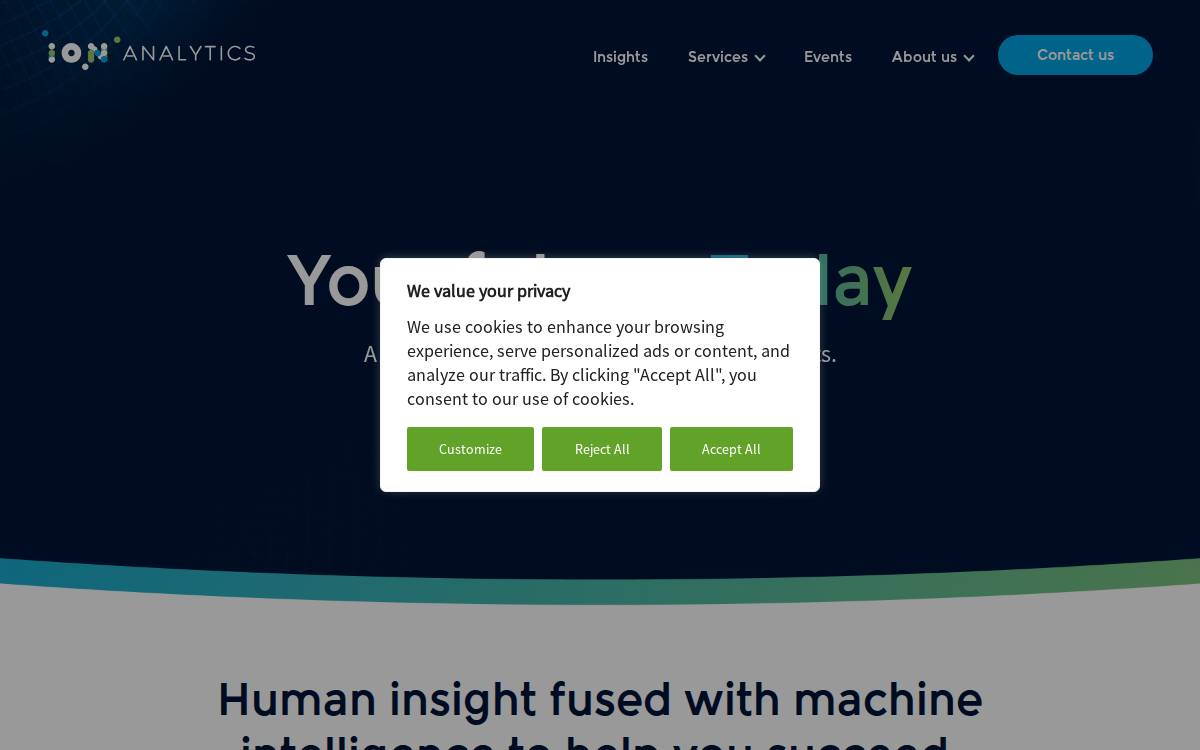 Ionanalytics website preview