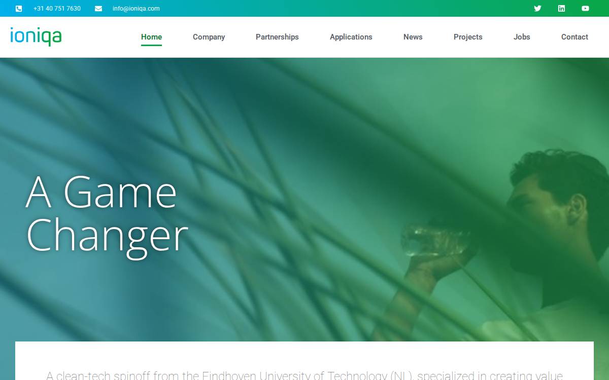 Ioniqa website preview