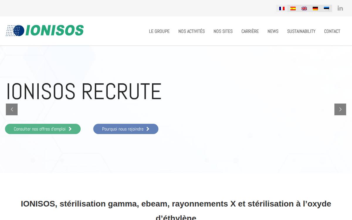 Ionisos website preview