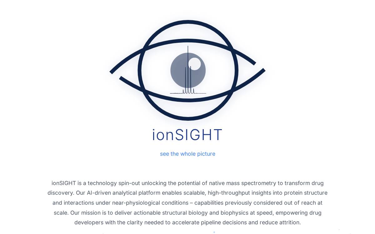 Ionsight website preview
