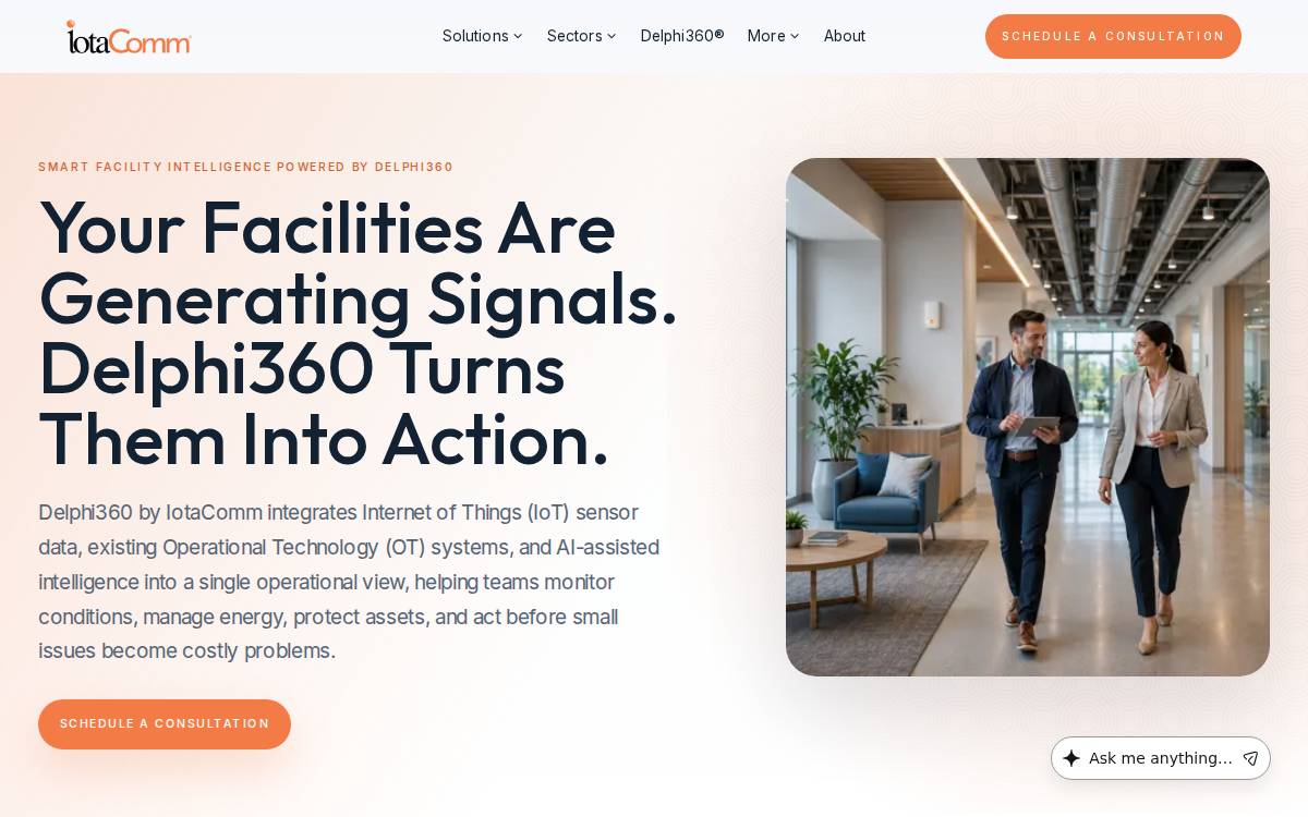 Iotacomm website preview