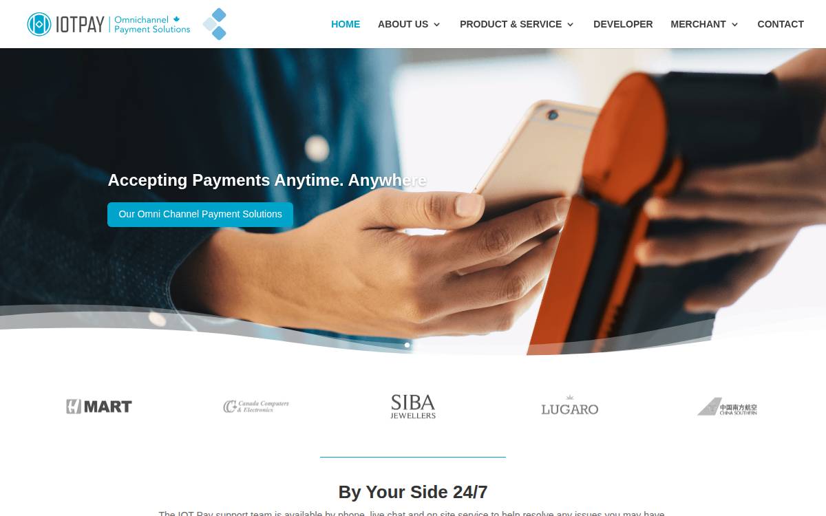 Iotpay website preview