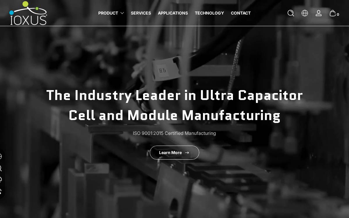 Ioxus website preview