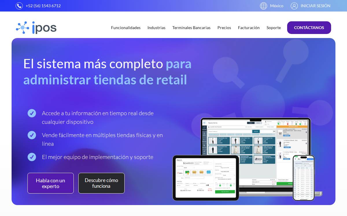 iPos website preview
