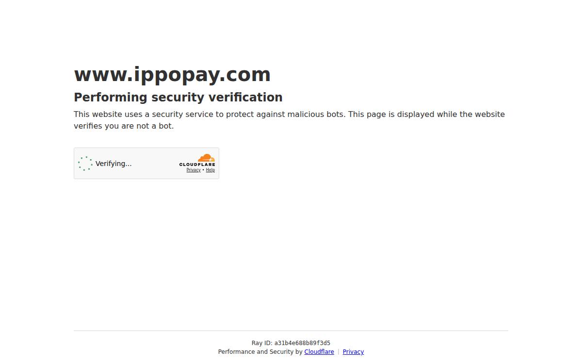 Ippopay website preview